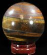 Polished Tiger's Eye Sphere #37609-1